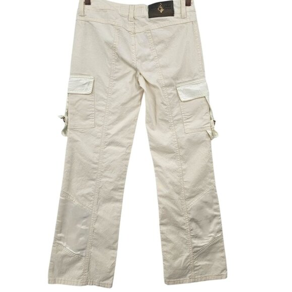 Baby‎ Phat 3 Y2K Vintage Cargo Pants Satin Patch - Picture 5 of 16